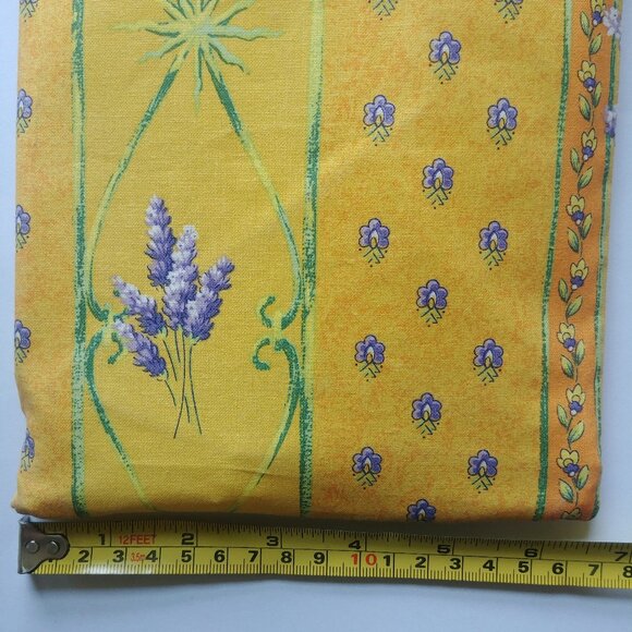 4/$20 Handmade little yellow purple lavender flower fabric bag - Picture 9 of 12